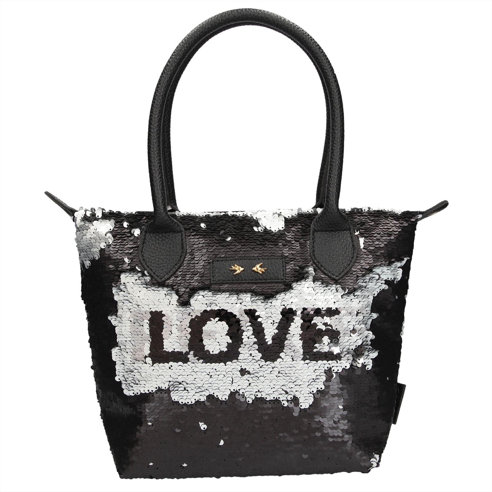 Trend LOVE handtas, met strijkpailletten