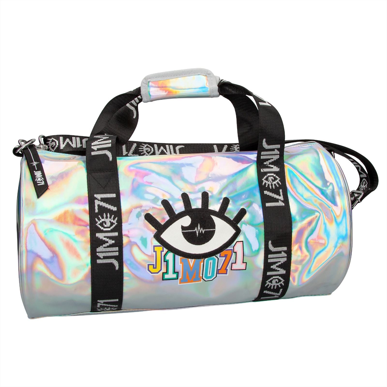 J1MO71 sporttas Holo zilver