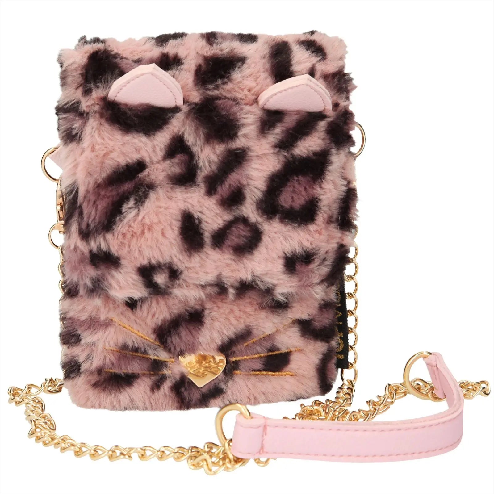 TOPModel hoesje telefoon, nepbont panter CAT