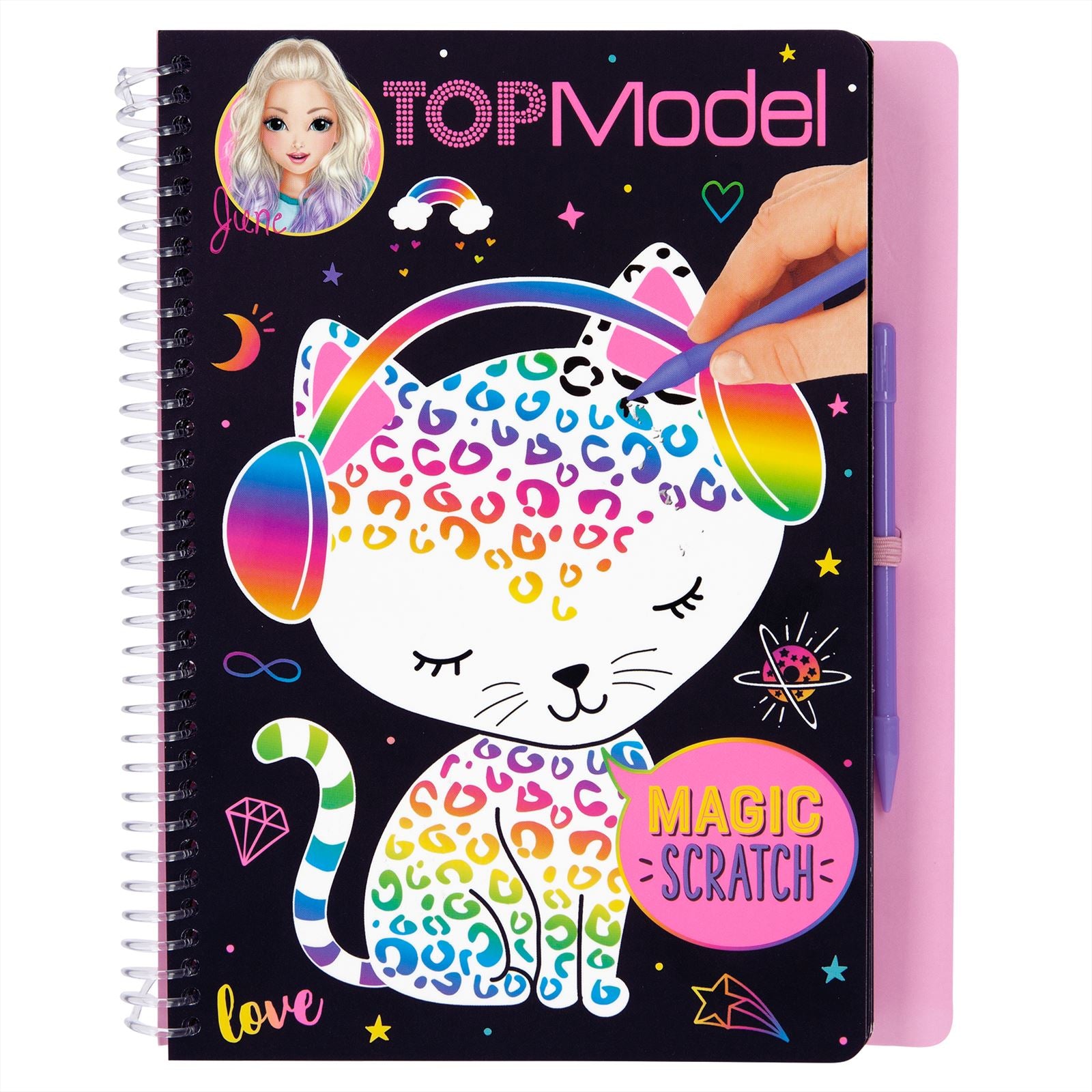 TOPModel Magic-Scratch Book