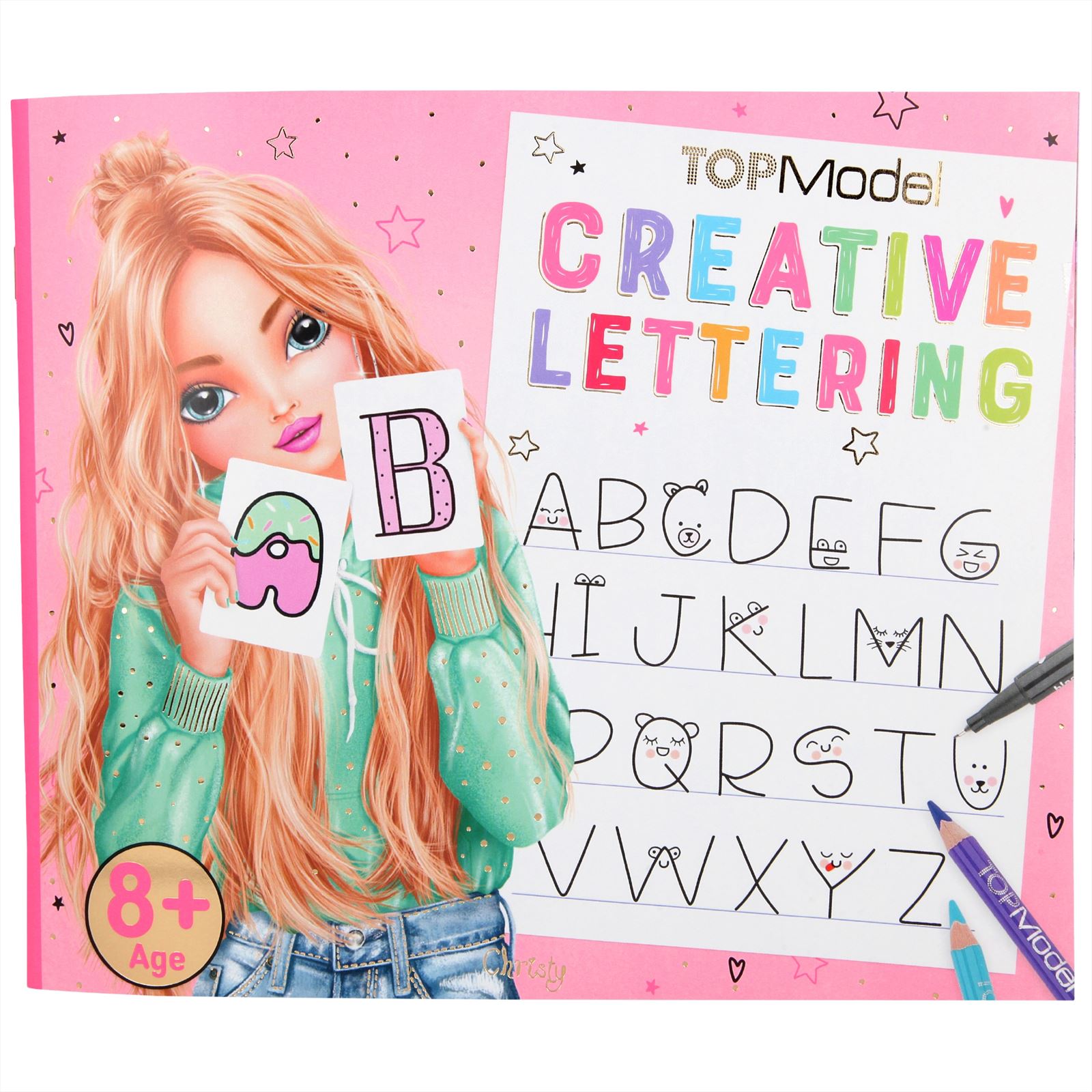 TOPModel Creative Lettering kleurboek