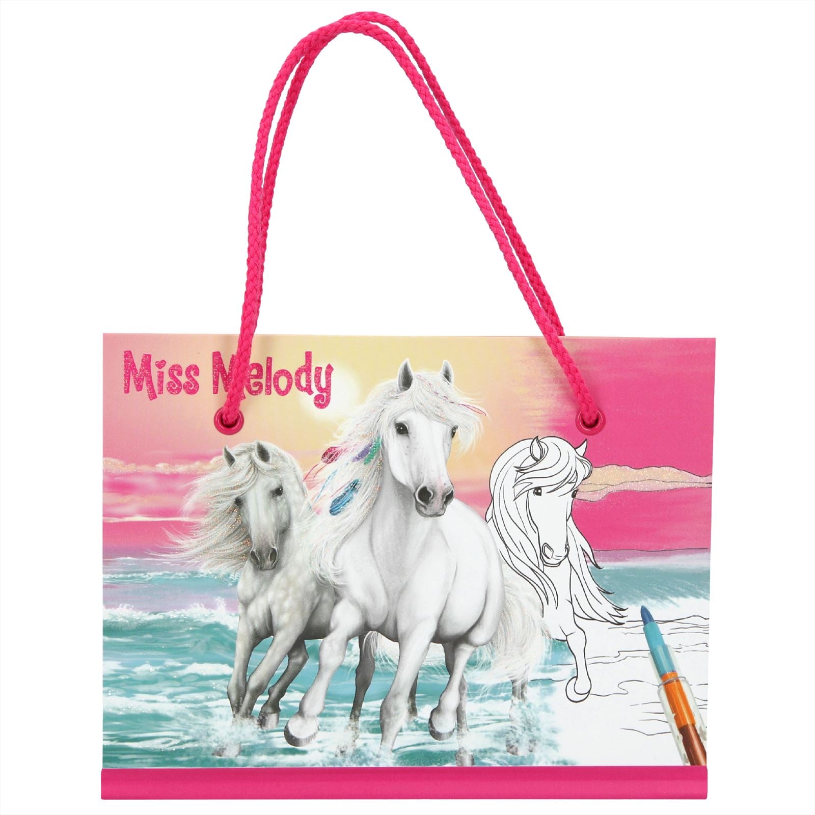 Miss Melody kleurboek met kleurpotloden