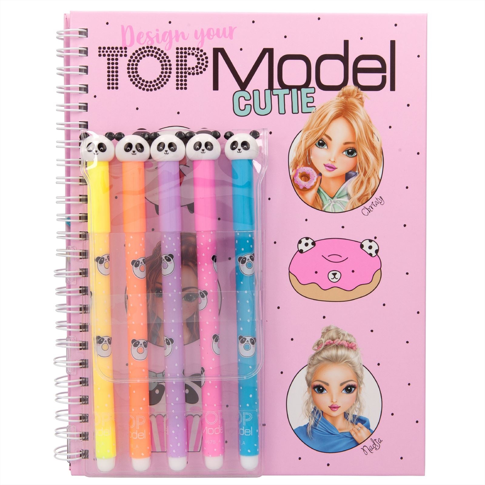 TOPModel kleurboek met viltstiften CANDY CAKE
