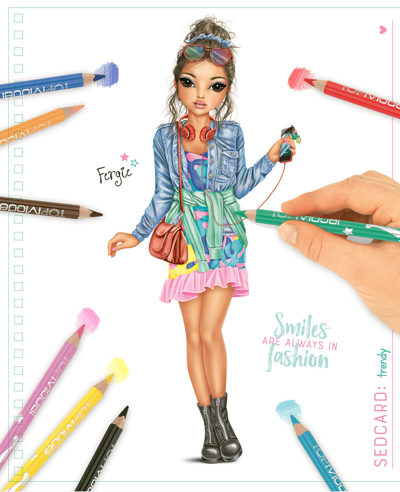 Create your TOPModel kleurboek
