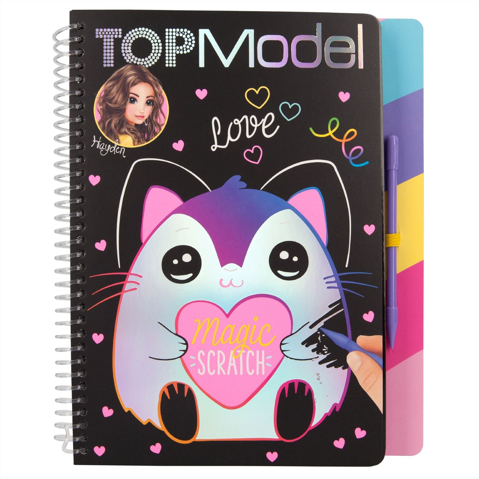 TOPModel magic scratch boek