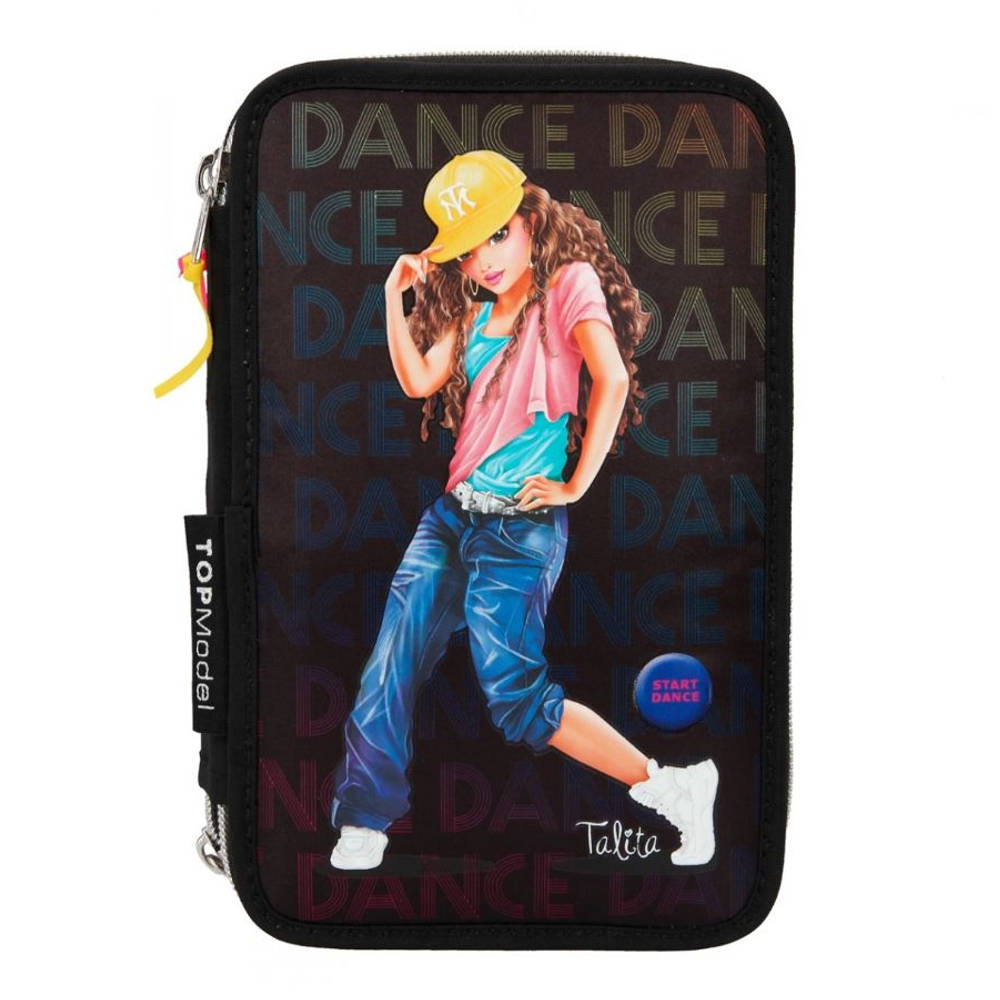 TOPModel 3-vaks etui ge vuld met LED DANCE