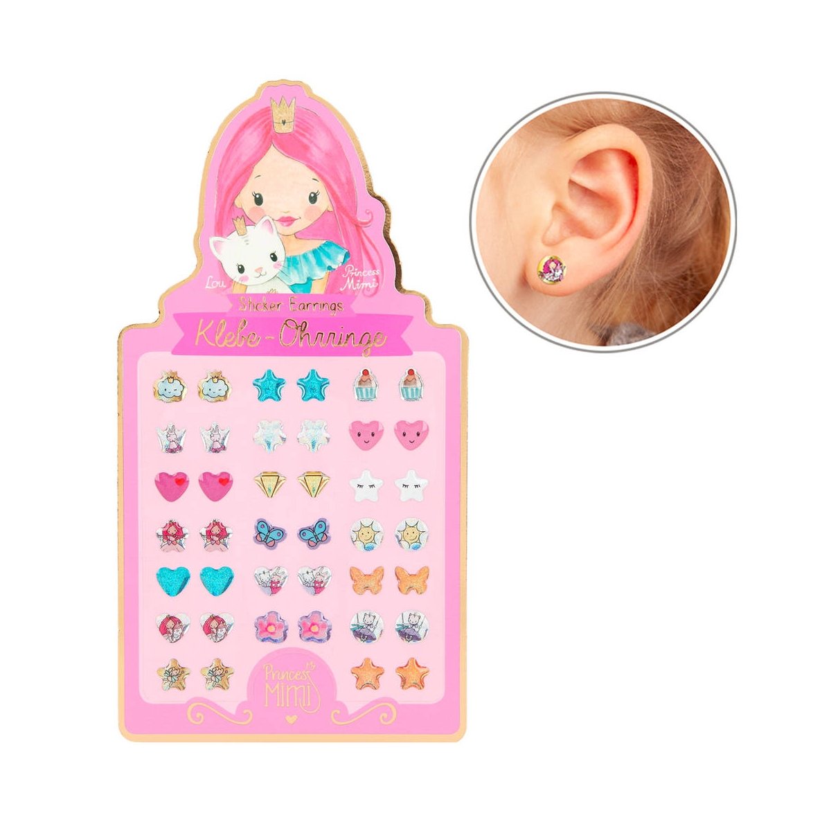 Depesche Princess Mimi sticker oorbelle n