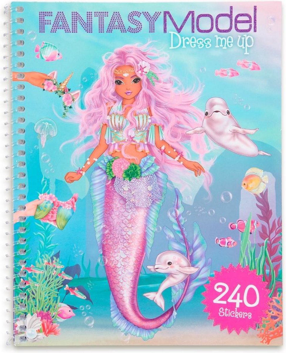 Fantasy Model Dress Me Up stickerboek