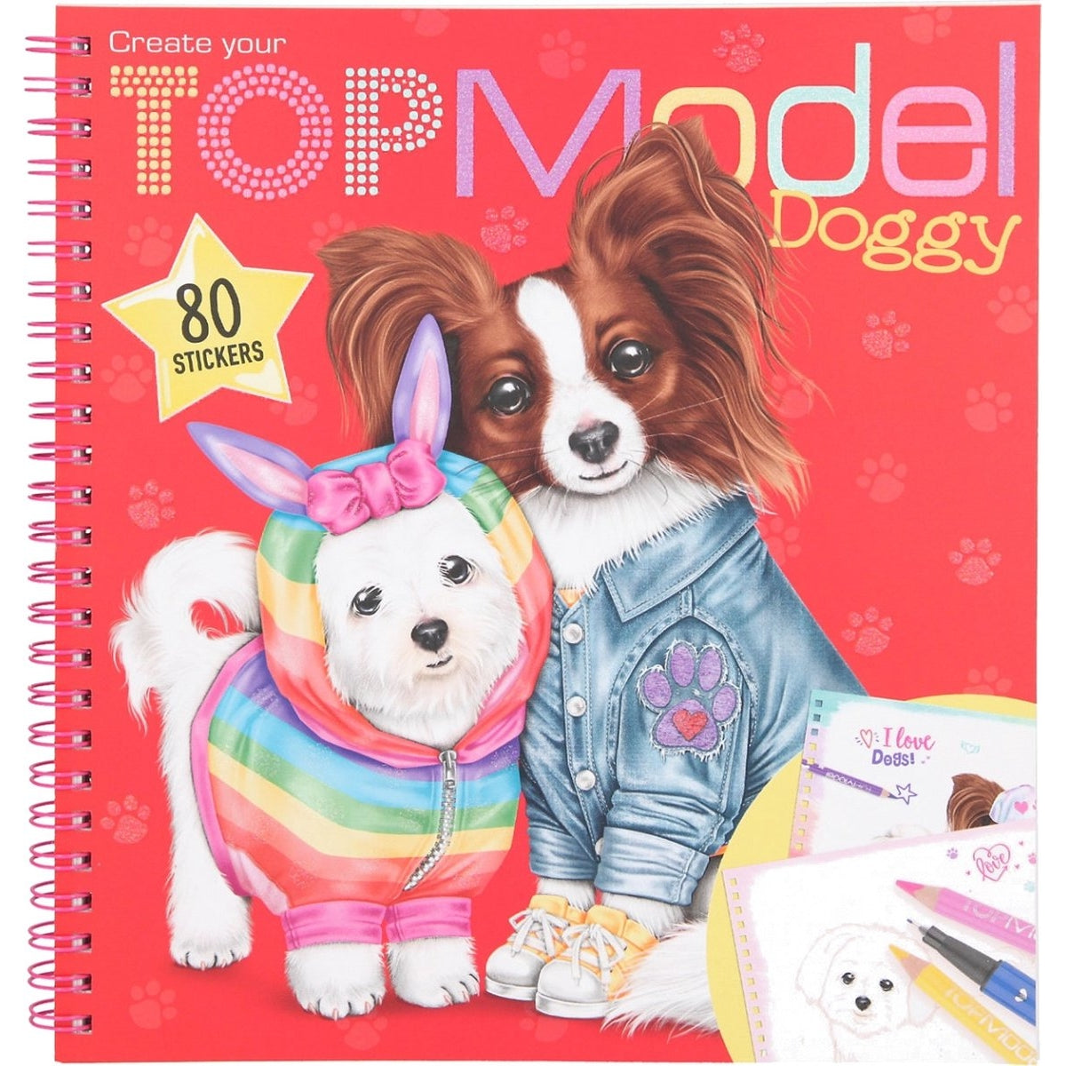 Create your TOPModel Doggy kleurboek