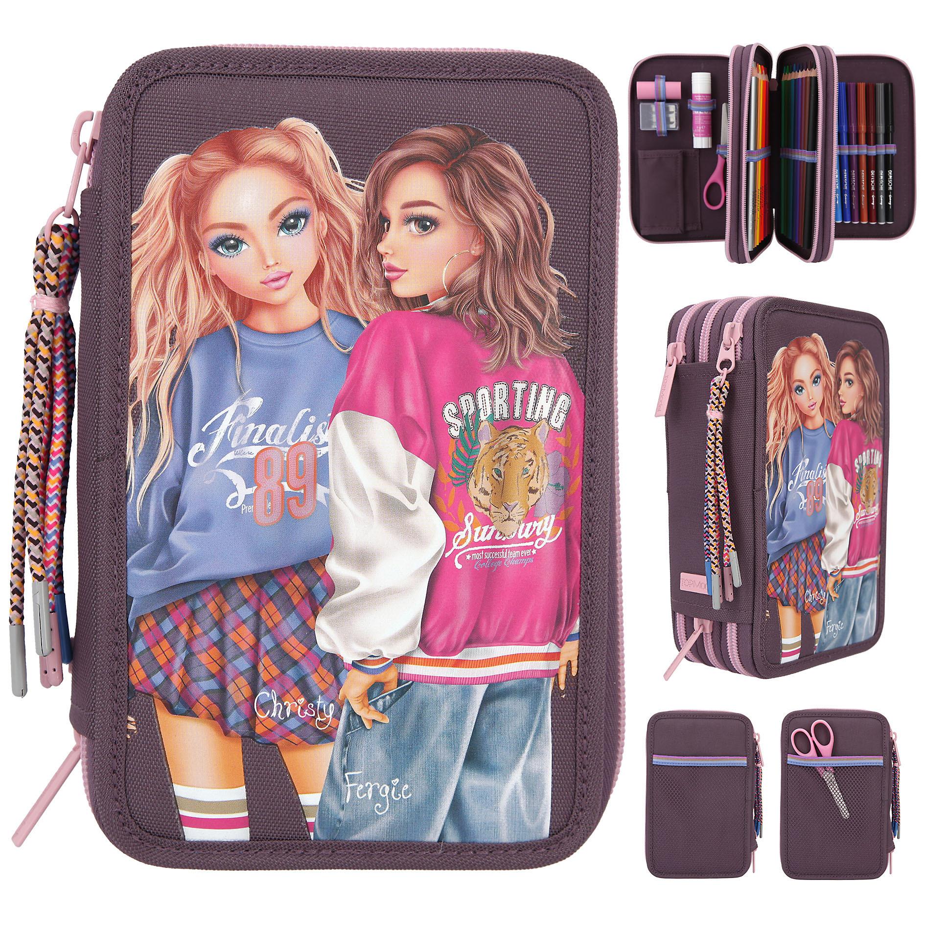 TOPModel 3-vaks etui COLLEGE