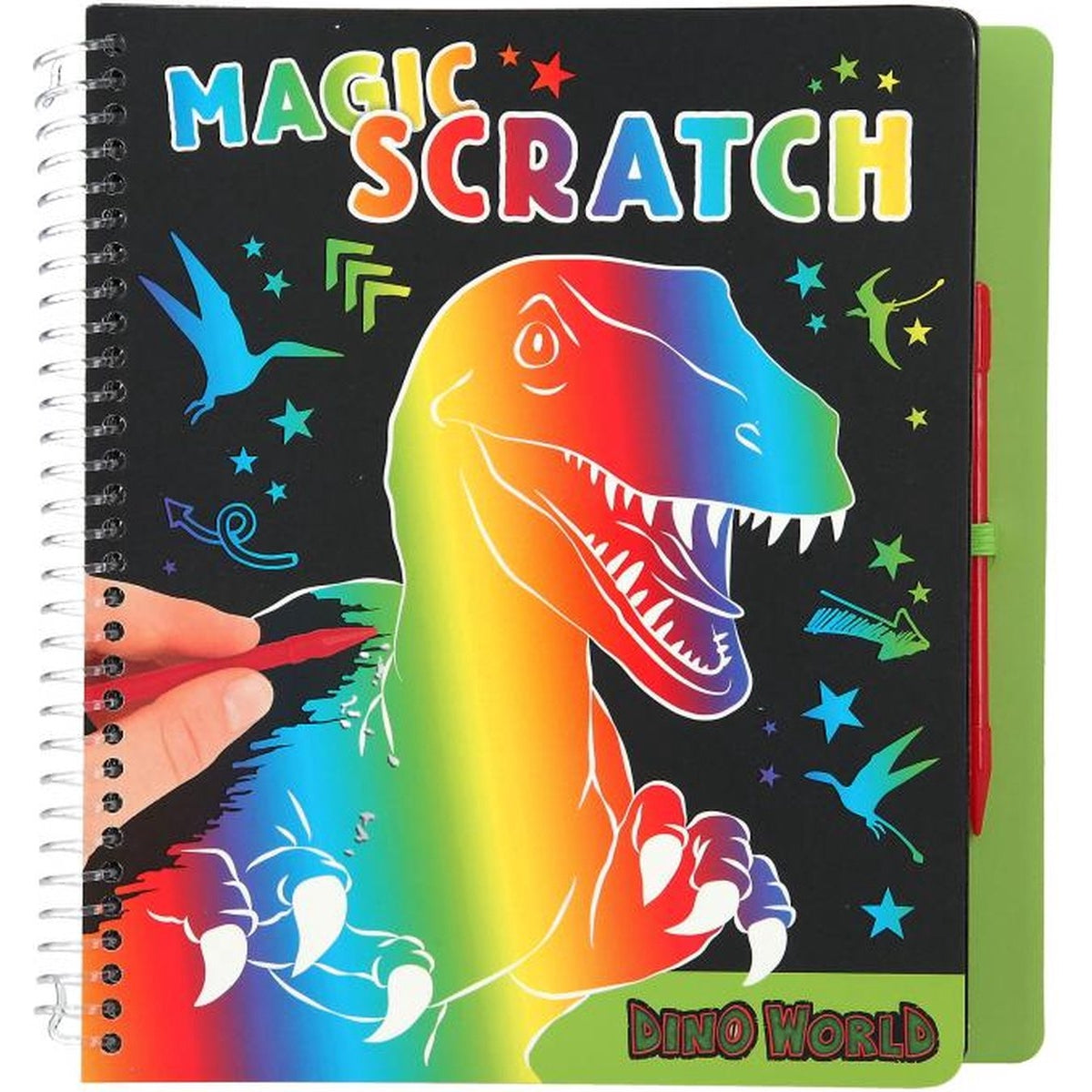 Depesche Dino World Magic Scratch boek