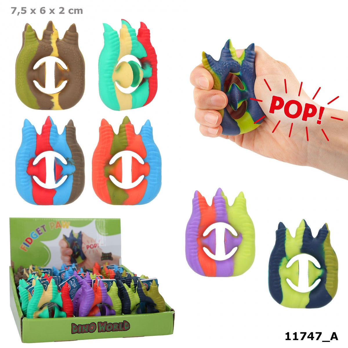 Depesche Dino World Fidget Paw
