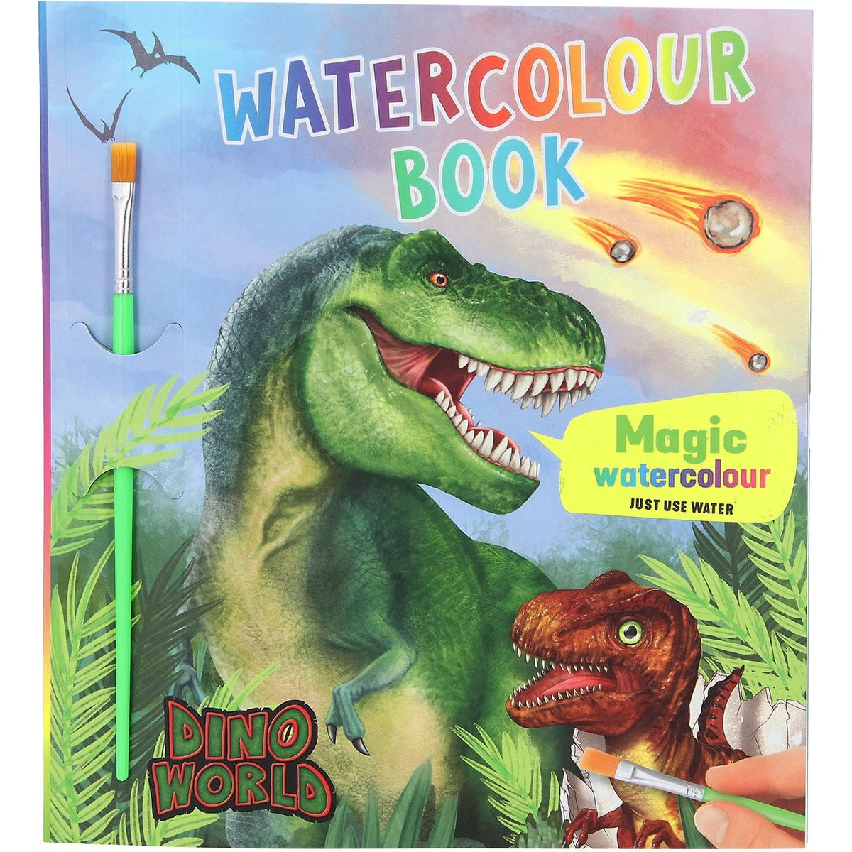 Dino World waterverf boek