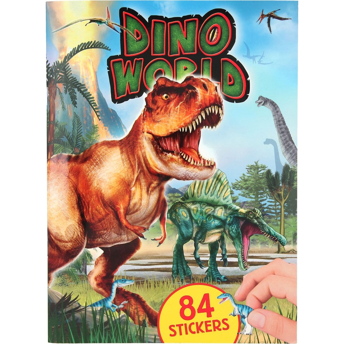 Depesche Dino World stickerboek met puffy stickers