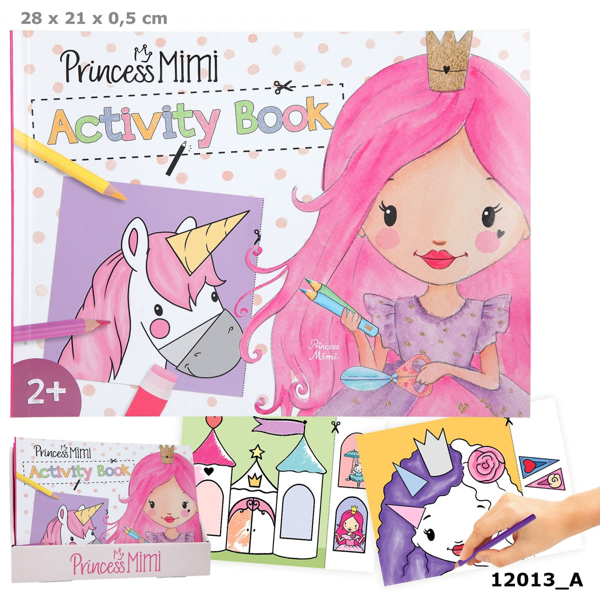 Depesche Princess Mimi kleur- en knutse lboek voor de kleintjes