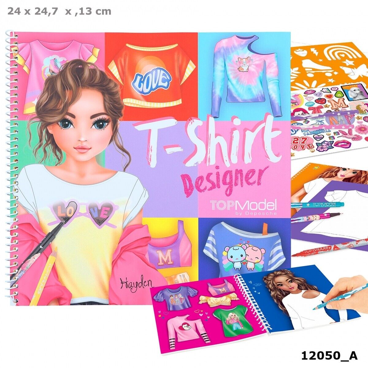 Depesche TOPModel T-shirt Designer kleurboek