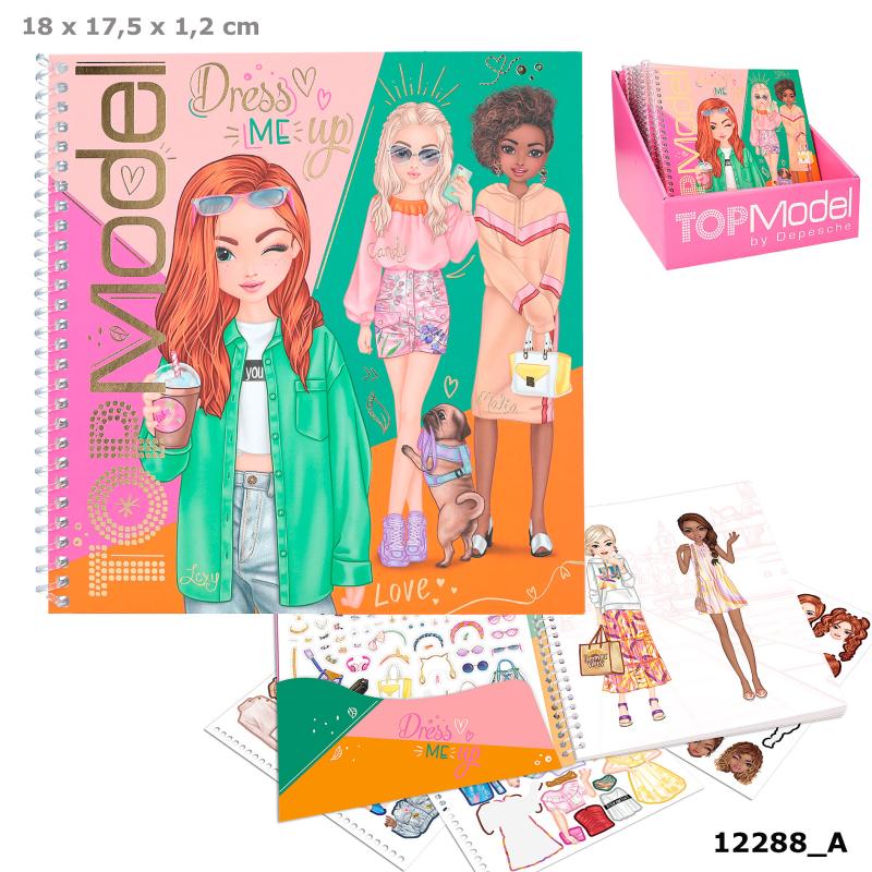 Depesche TOPModel Dress Me Up stickerbo ek