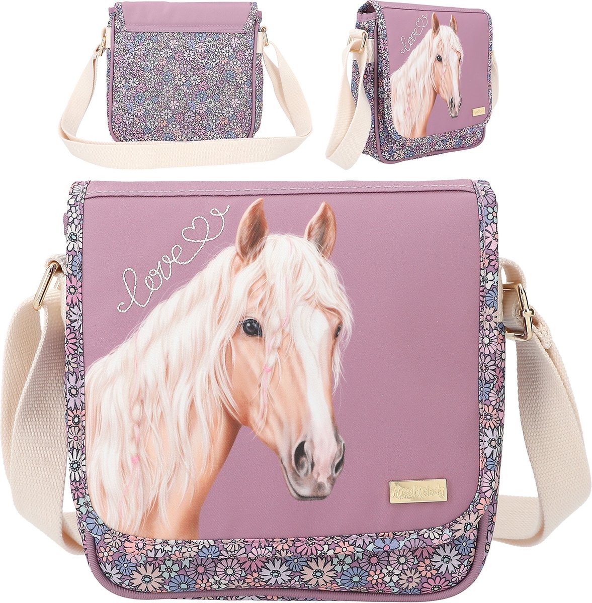 Depesche Miss Melody kleine schoudertas FLOWERFIELD