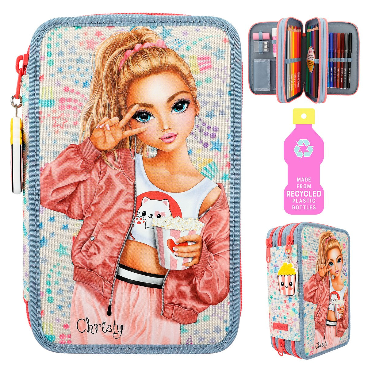 Depesche TOPModel 3-vaks etui CUTIE STAR