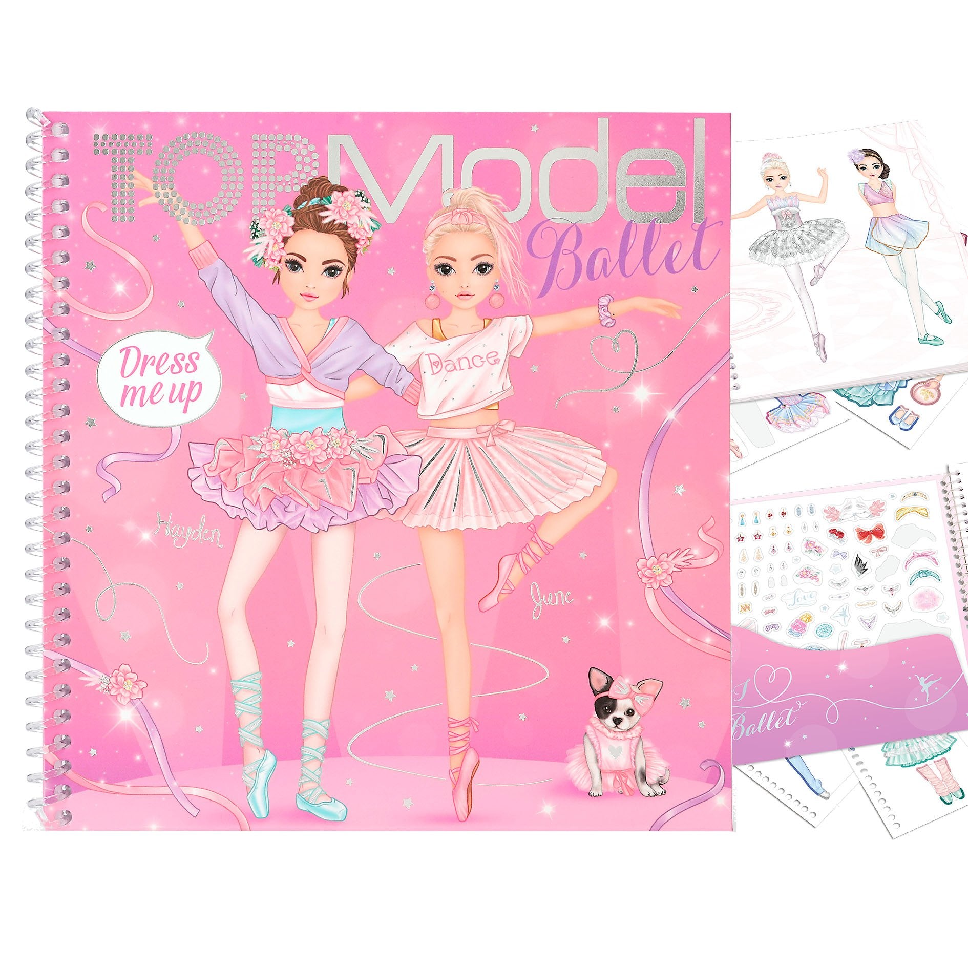 Depesche TOPModel Dress Me Up stickerboek BALLET