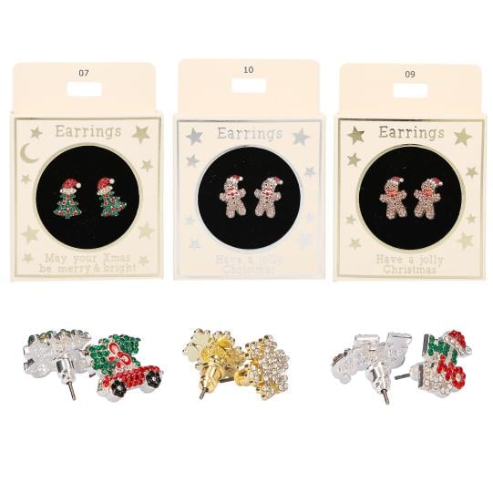 Eerste bestelling Kerstmis oorbellen incl. molen en top