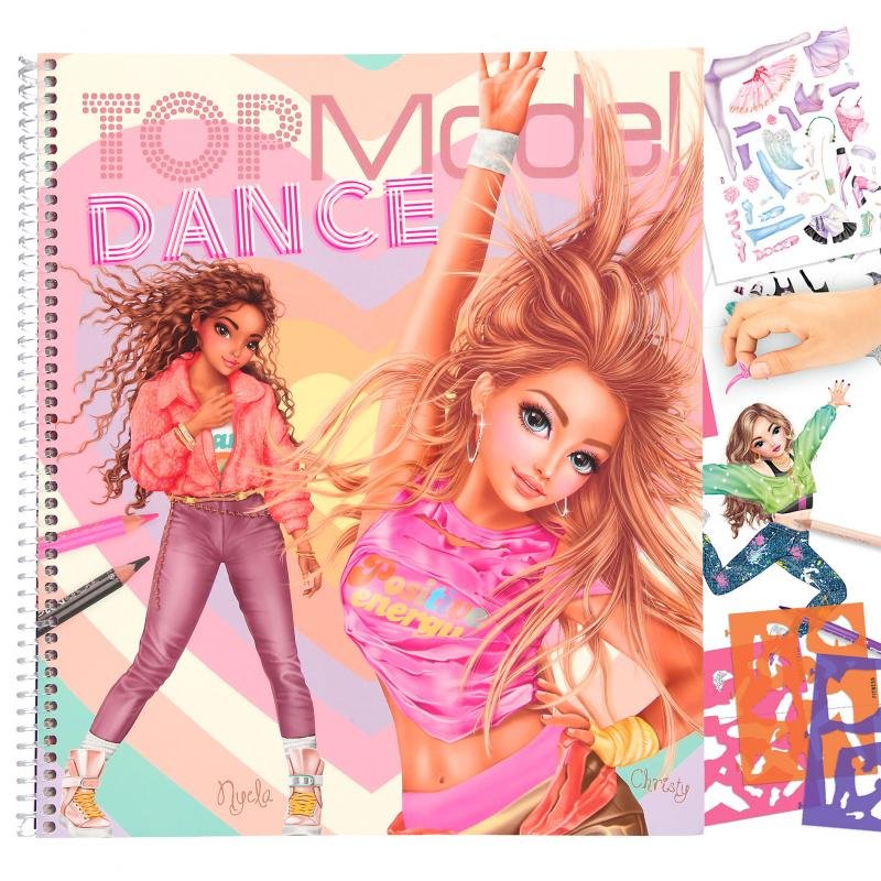 TOPModel DANCE kleurboek