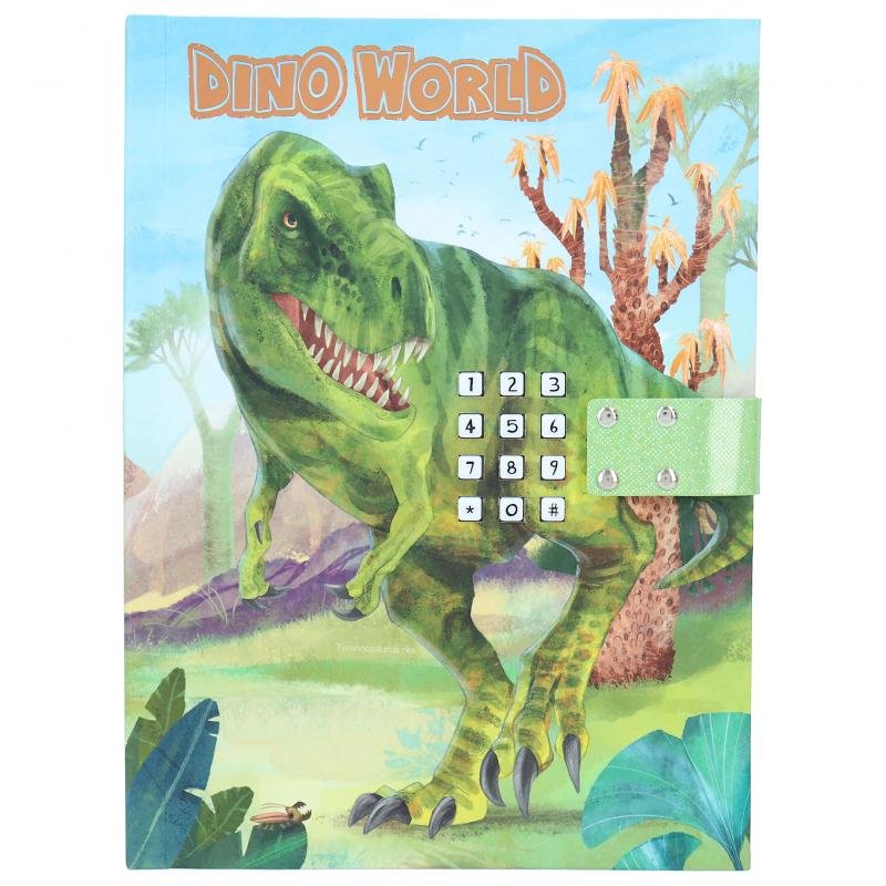 Dino World dagboek met geheime code