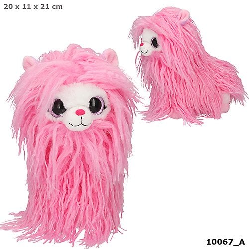 SNUKIS, knuffel alpaca Polly, 21 cm, roze