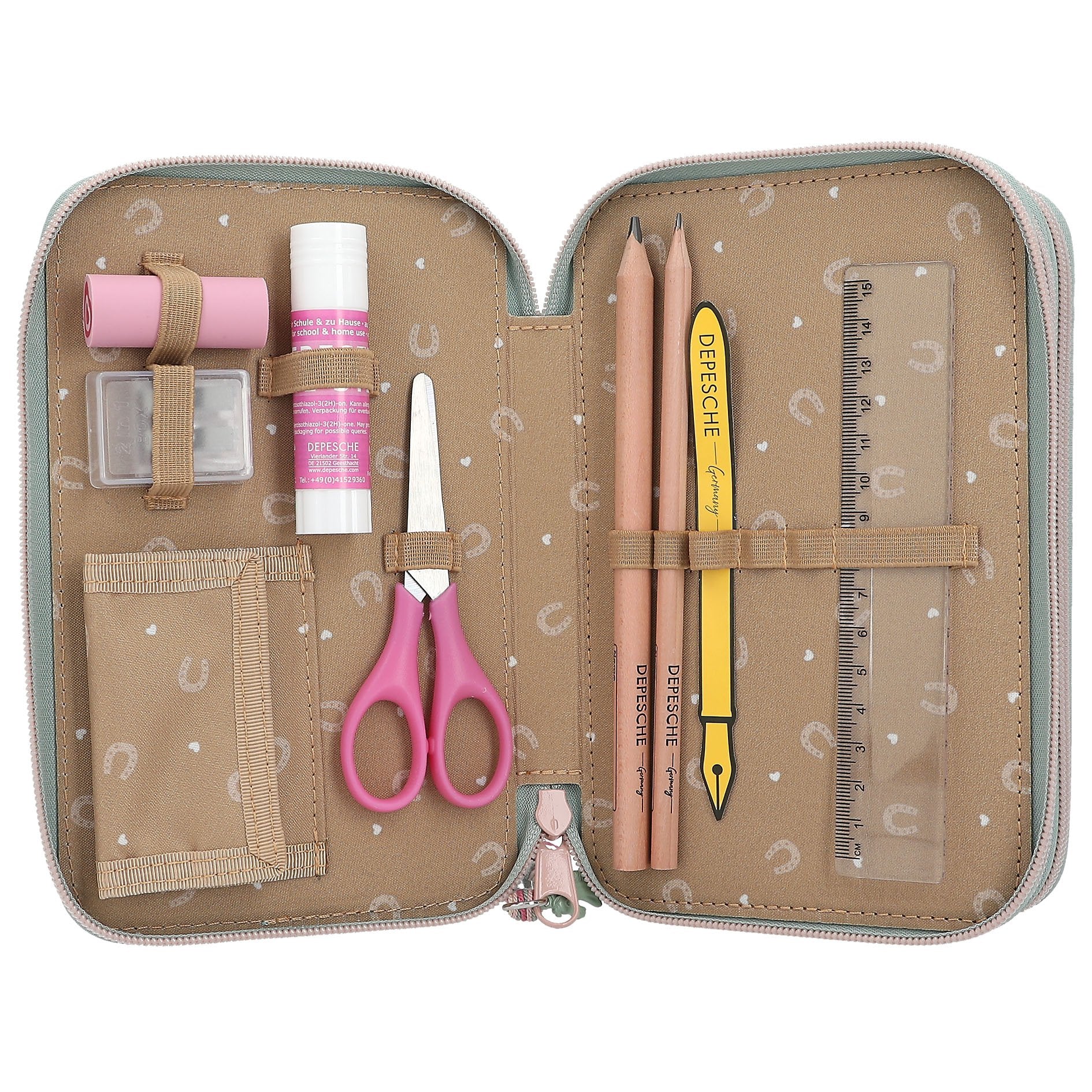 Miss Melody 3-vaks etui HOOF CLATTER