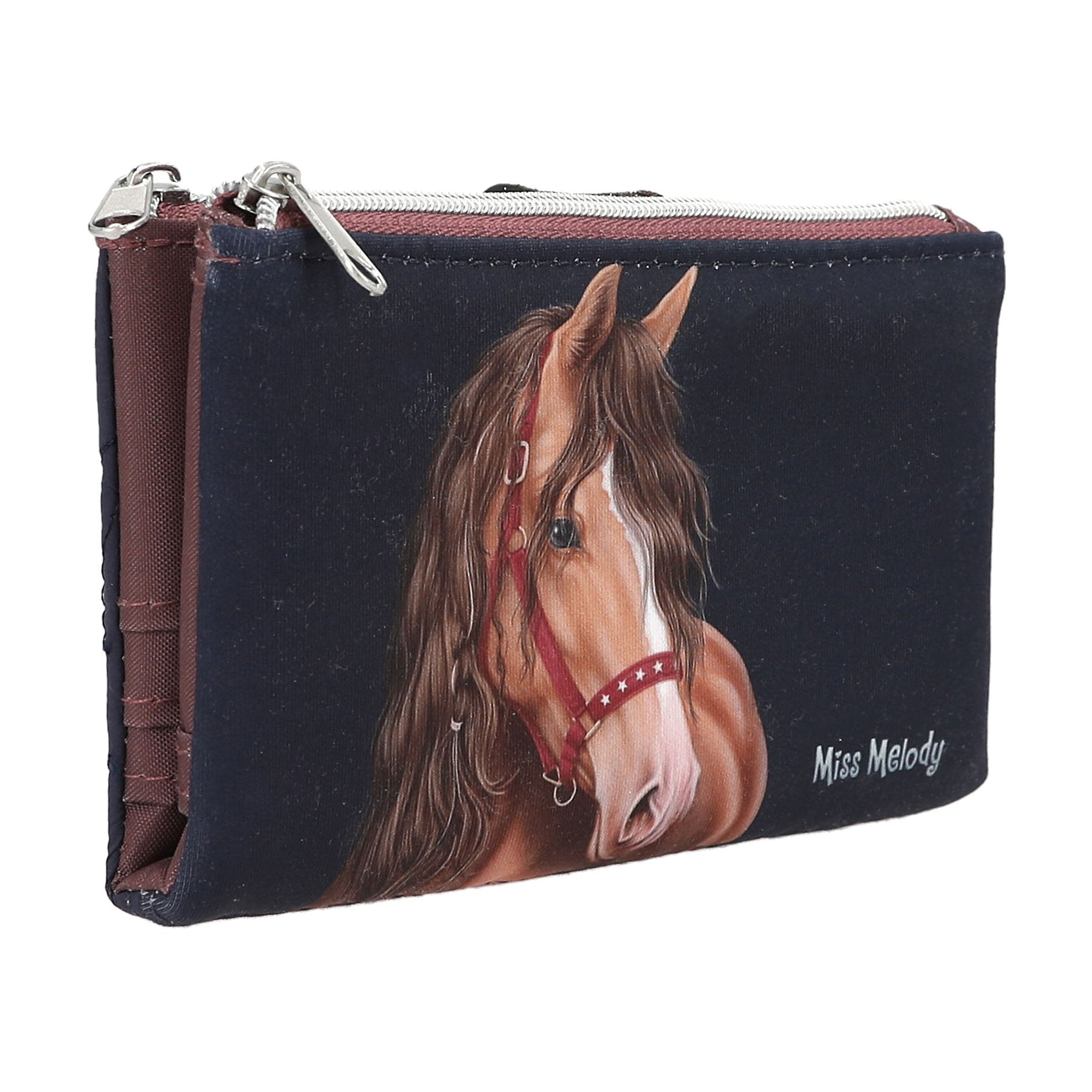 Miss Melody portemonnee GLITTER HORSE