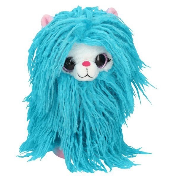 SNUKIS, knuffel alpaca Olly, 21 cm, turkoois