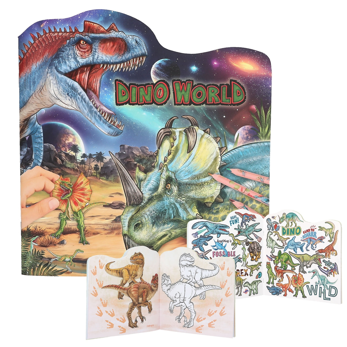 Dino World kleurboek figuurlijk