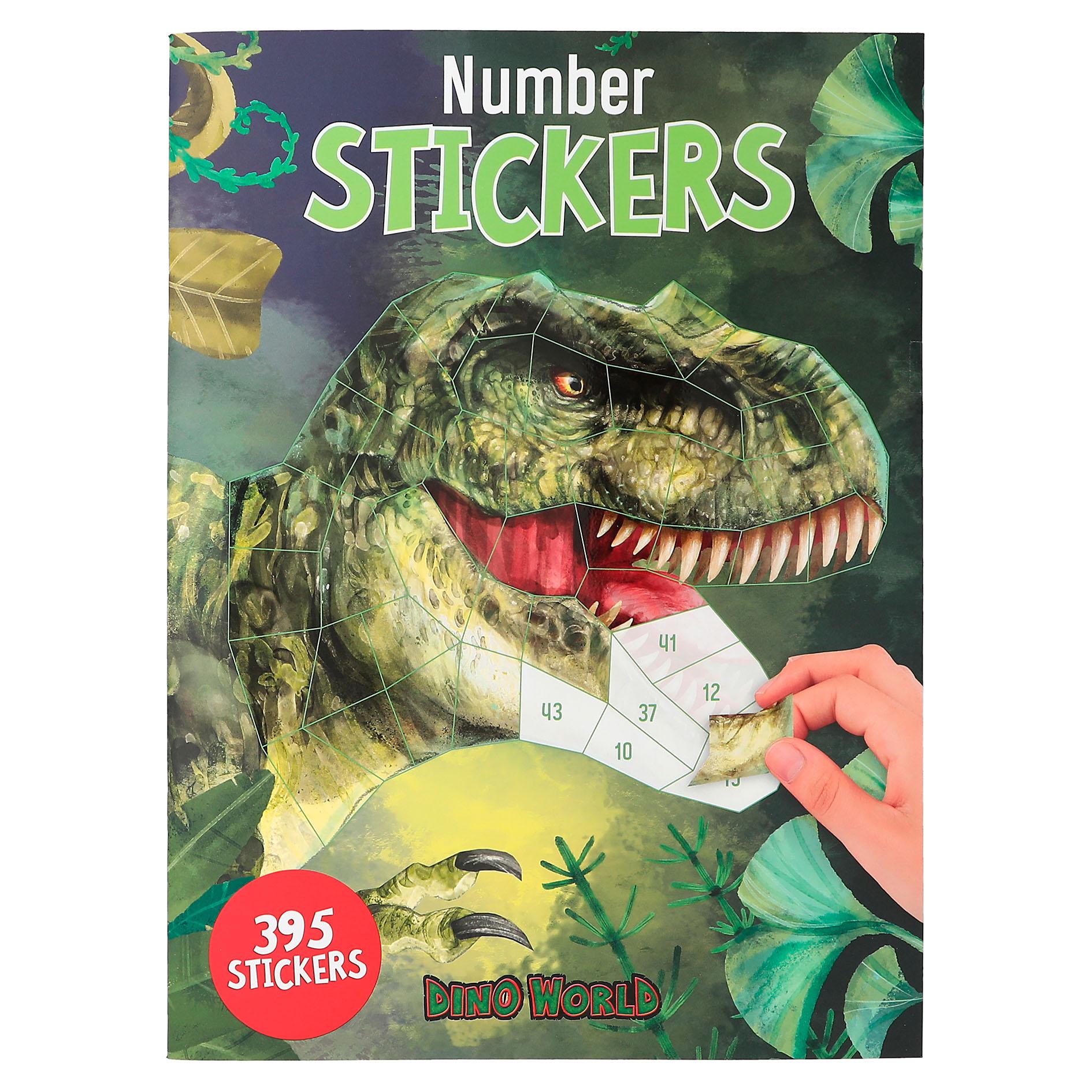 Depesche Dino World nummer stickers