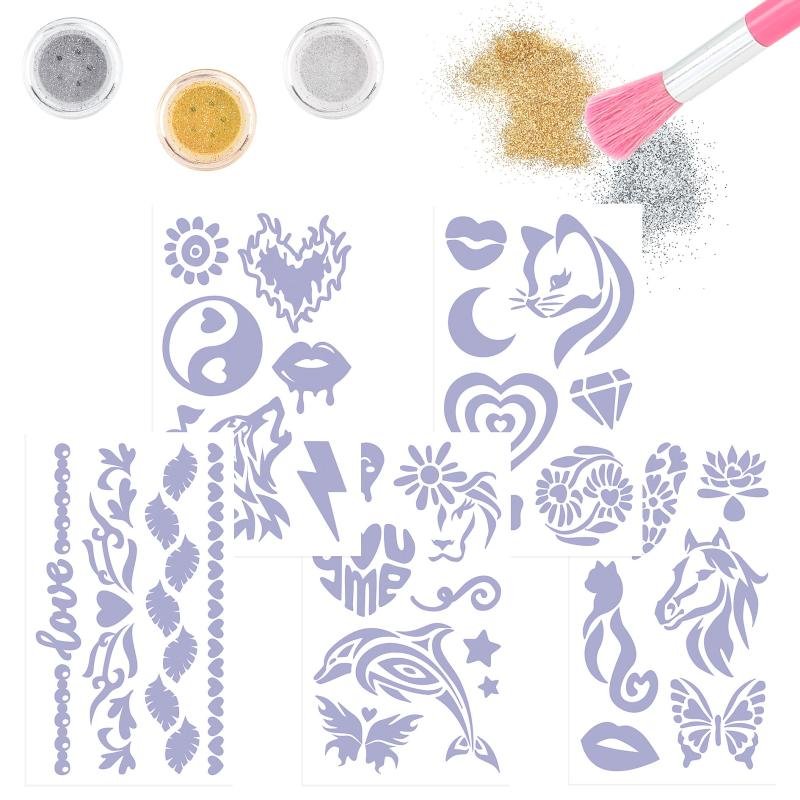 TOPModel glitter tatoeages BALLET