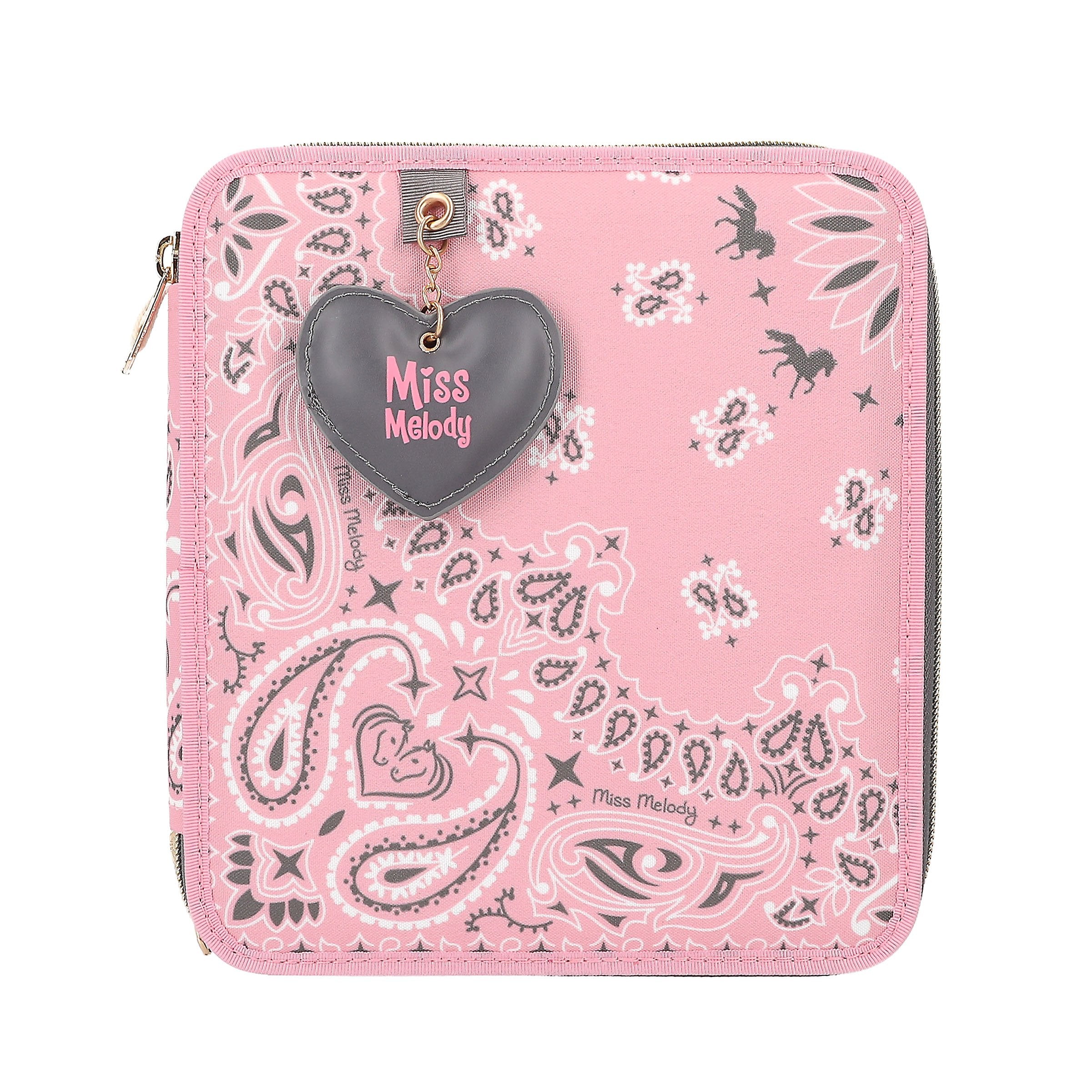Miss Melody 2-vaks etui met hanger BANDANA