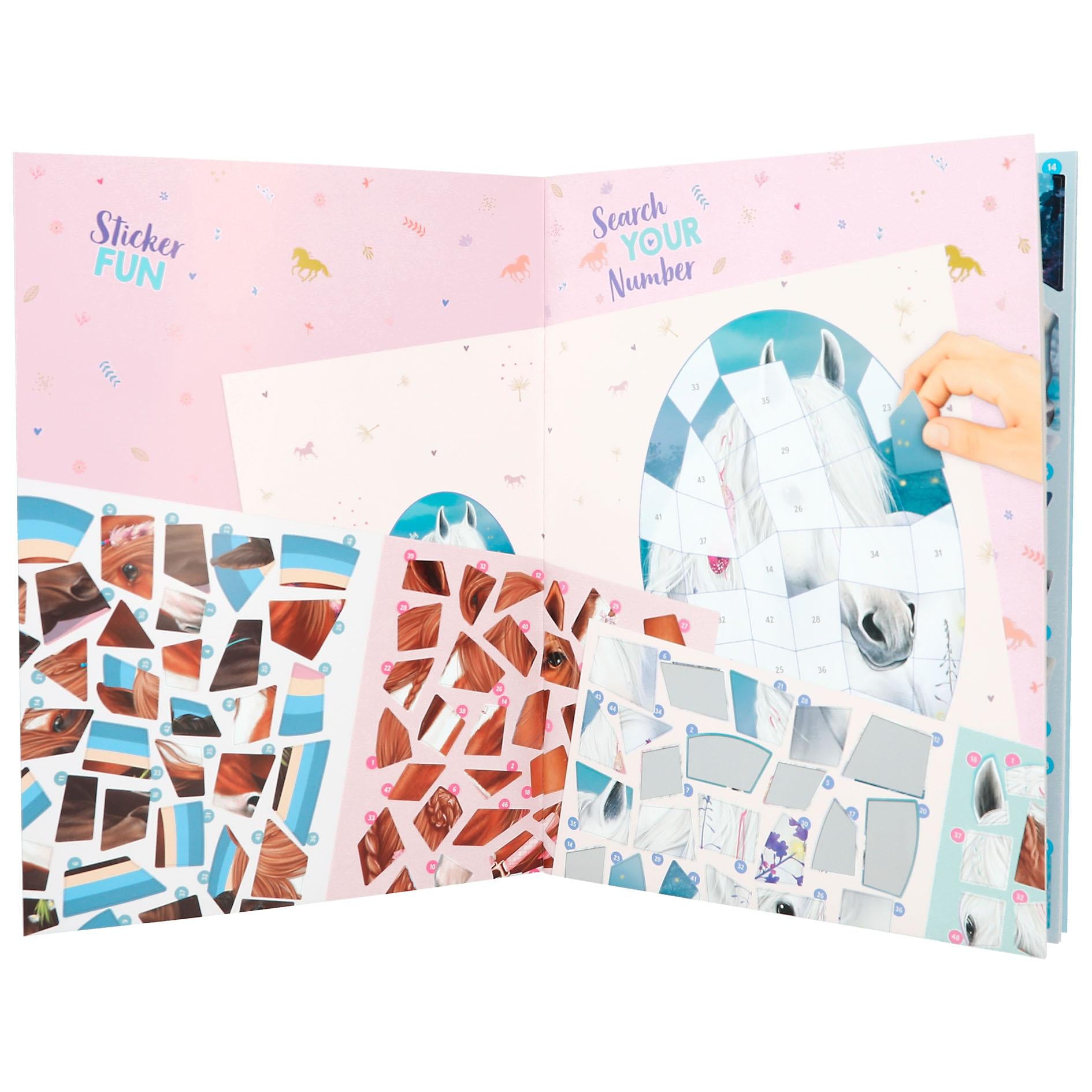 Miss Melody nummer stickers