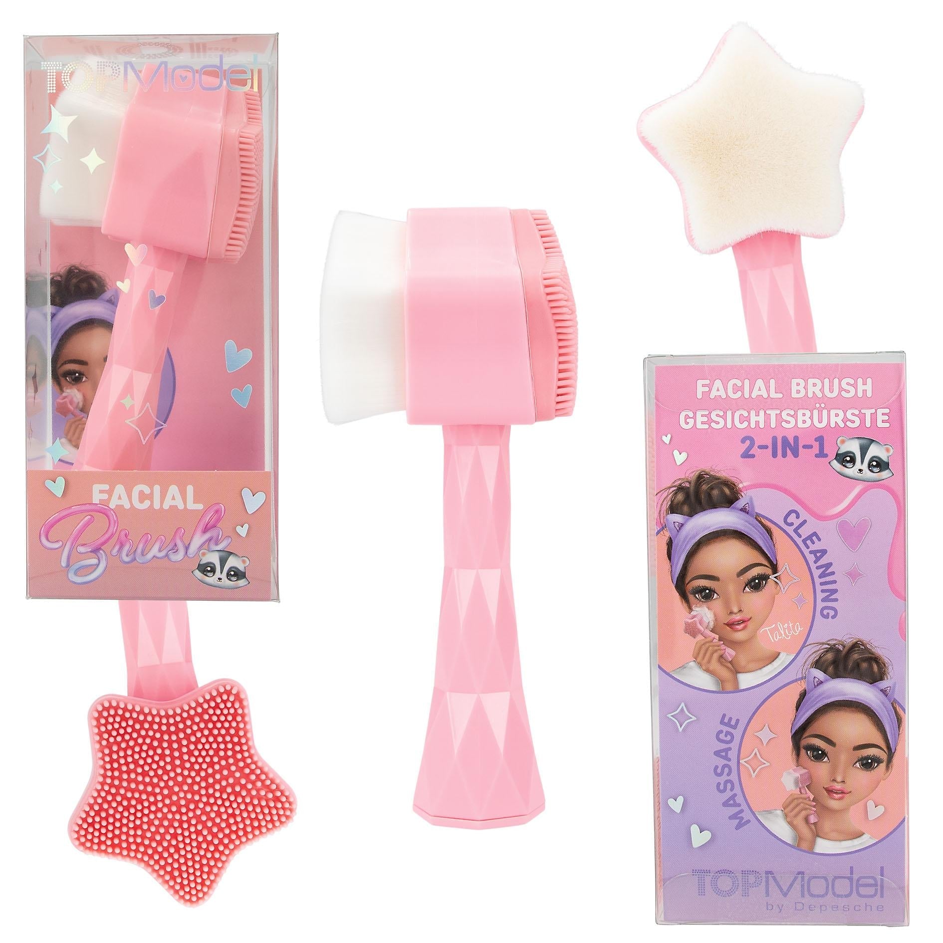 Depesche TOPModel gezichtsborstel 2 in 1 BEAUTY and ME