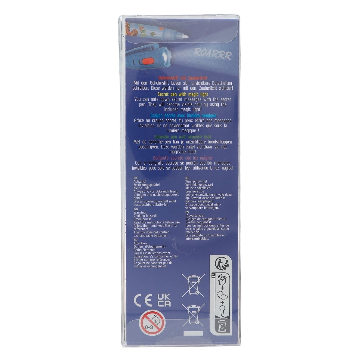 Dino World geheime pen met LED