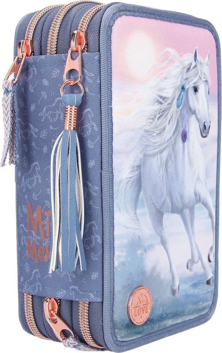 Miss Melody 3-vaks etui - Nature