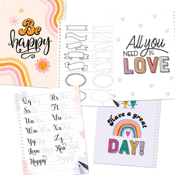 TOPModel handlettering set