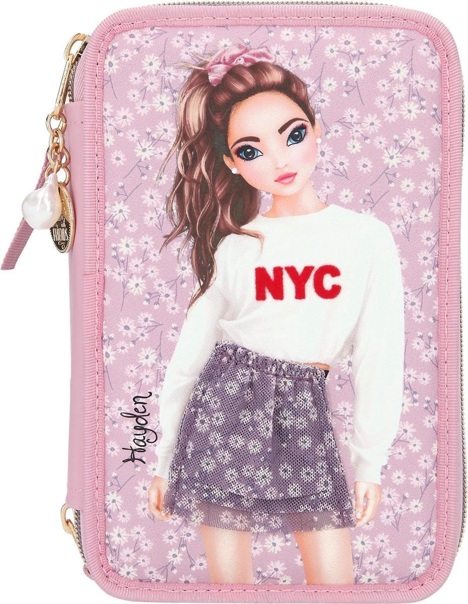 TOPModel 3-vaks etui CITY FLOWERS