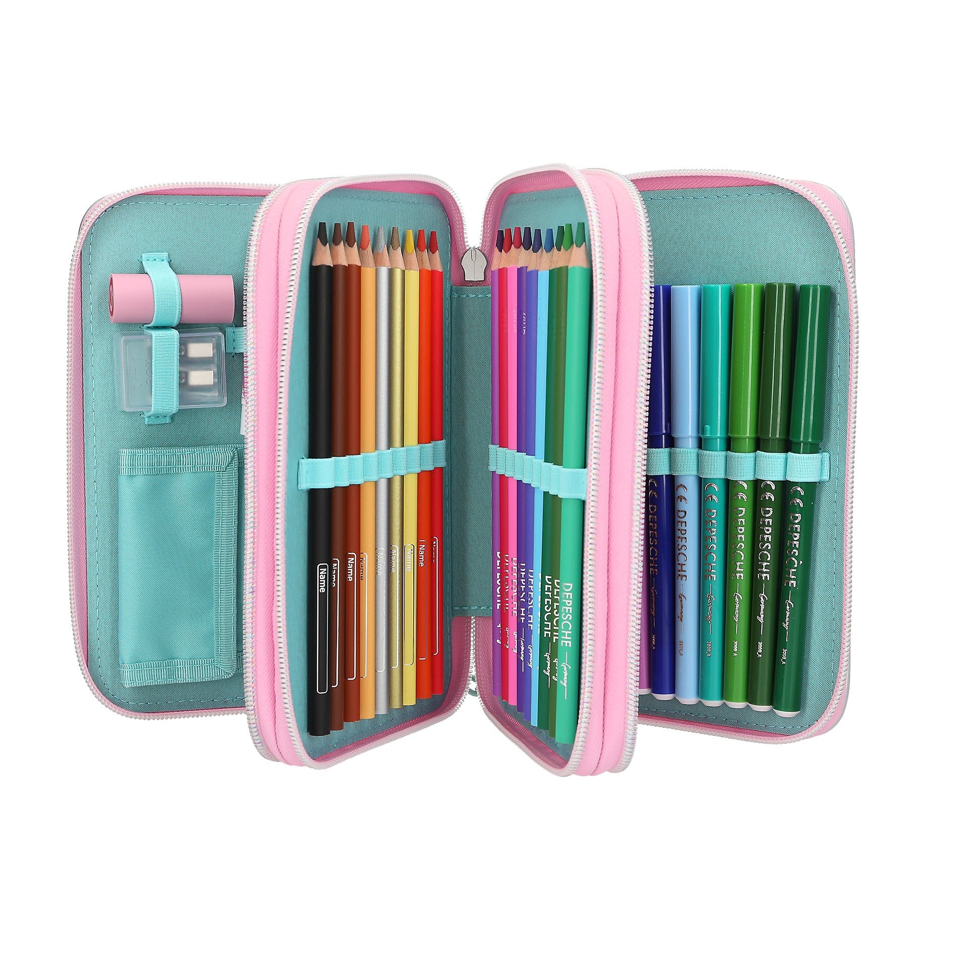TOPModel 3-vaks etui ELECTRIC