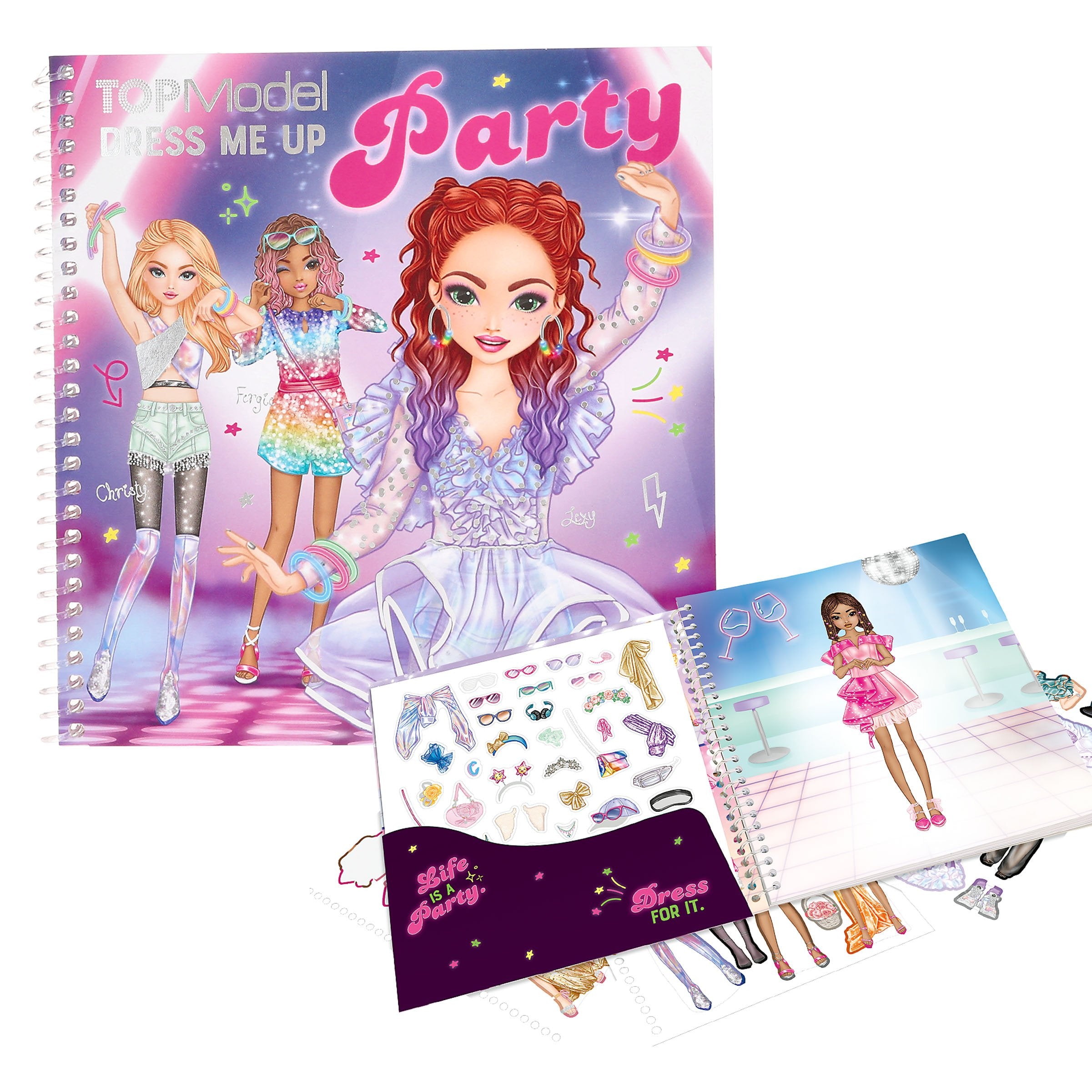 TOPModel Dress Me Up stickerboek Party