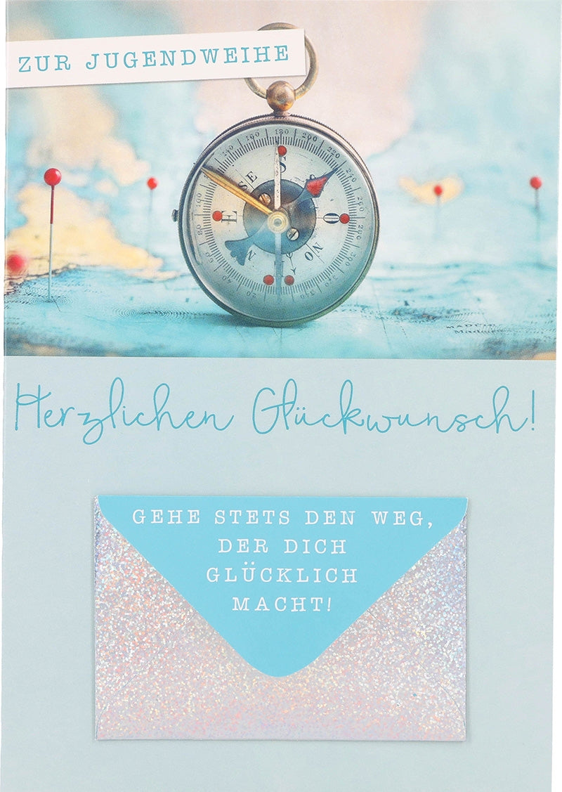 Zur Jugendweihe - Herzlichen Glückwunsch Depesche