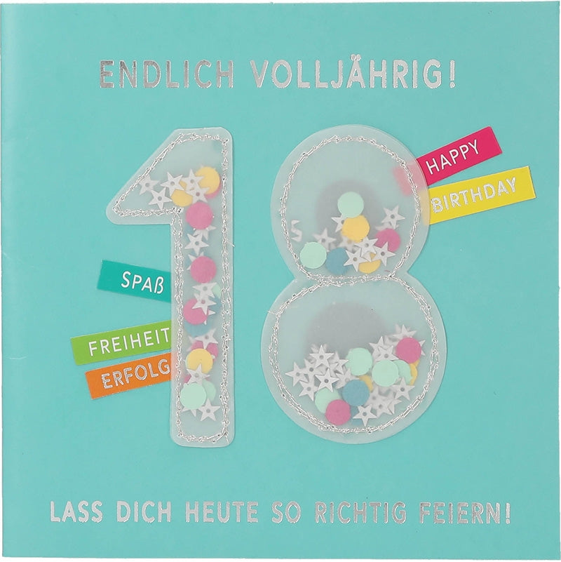 Endlich volljährig! 18 Lass dich heute.. Depesche