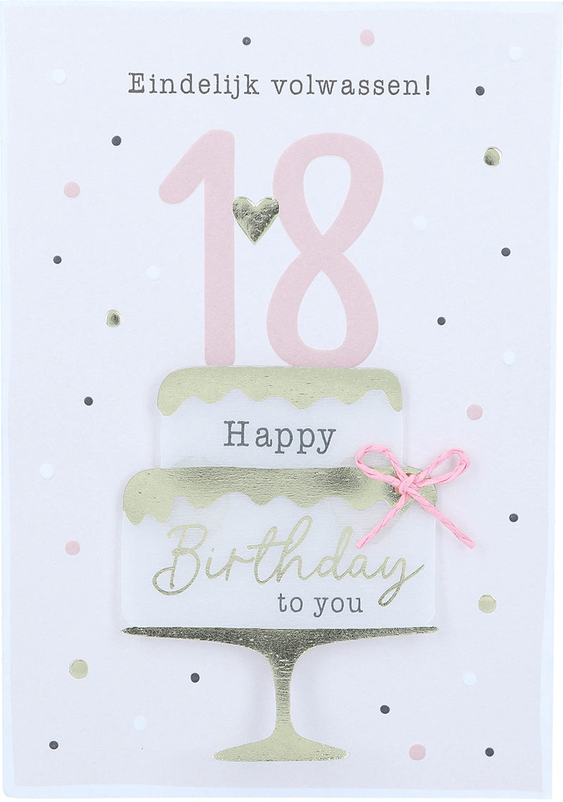 18 Eindelijk volwassen! Happy Birthday.. Depesche