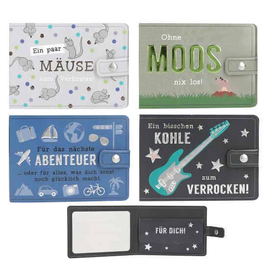 WENSENVERVULLER papier portemonnee duits