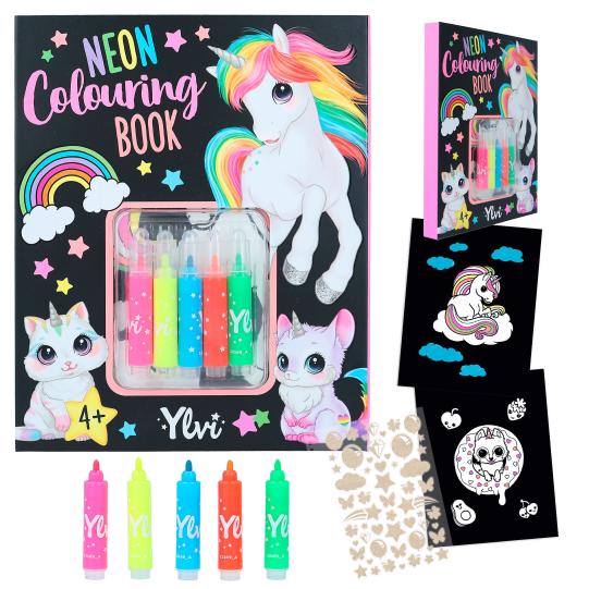 Ylvi neon kleurboek Depesche