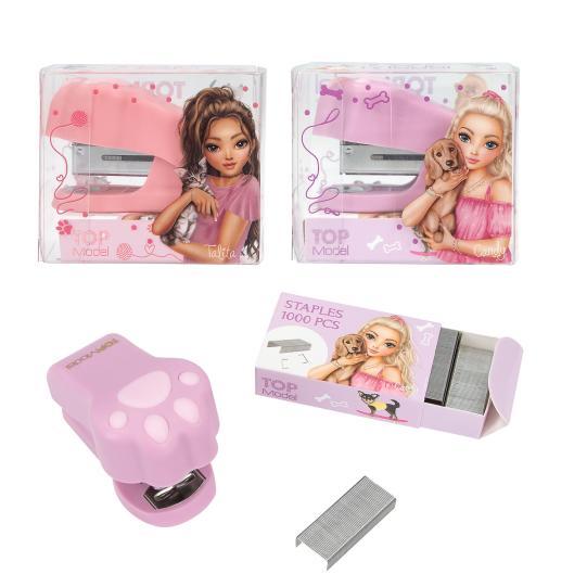 TOPModel mini nietmachine set KITTY & DOGGY Depesche