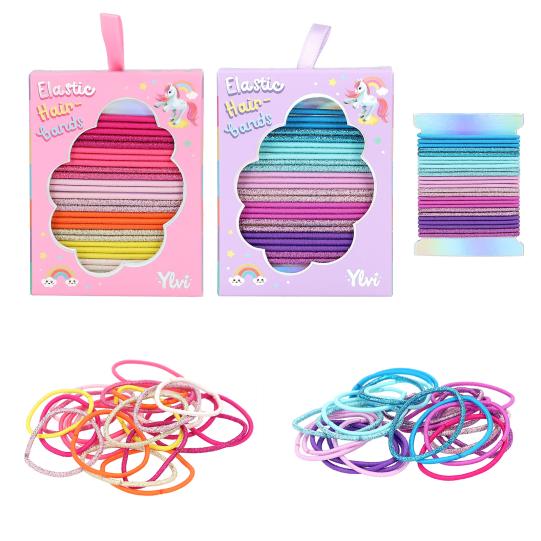 Ylvi glitter haarelastiekjes Depesche
